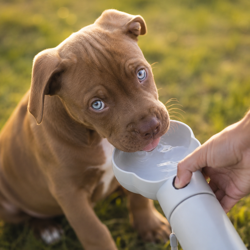 TrailSip Pet Water Bottle detail photo